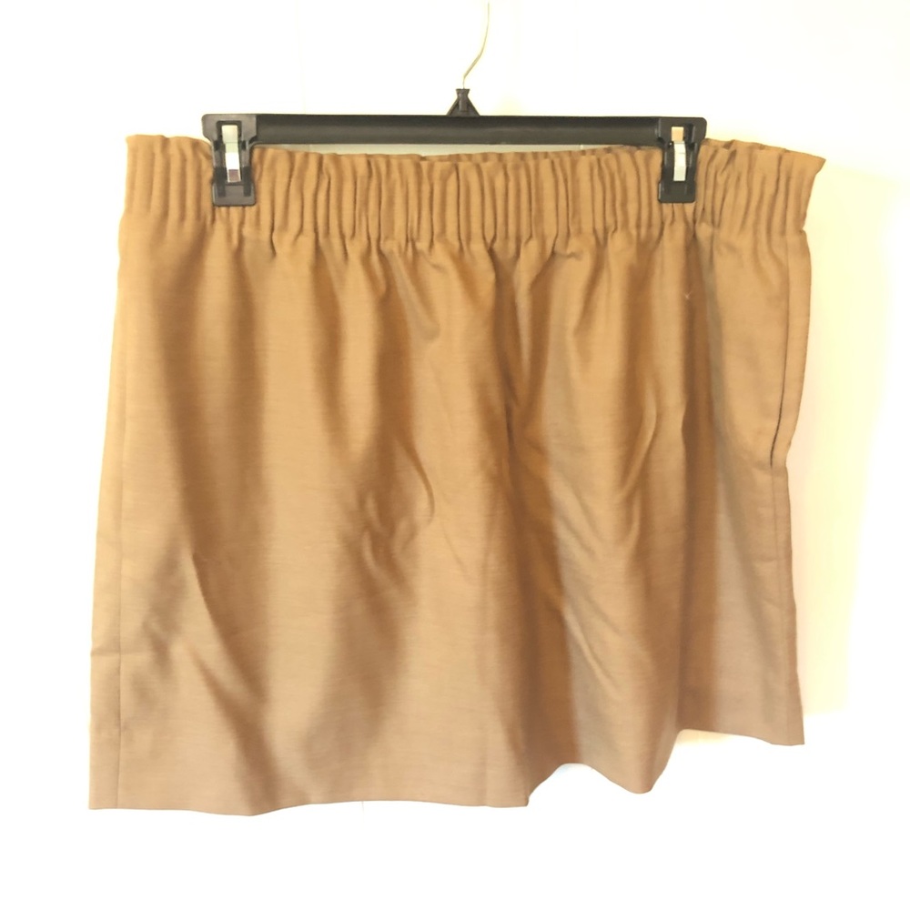 J. Crew camel wool sidewalk skirt